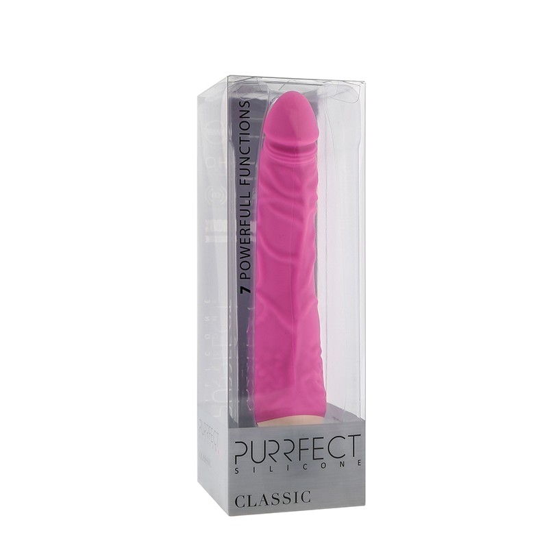 Wibrator z żyłkami główką jak penis 7trybów 21cm